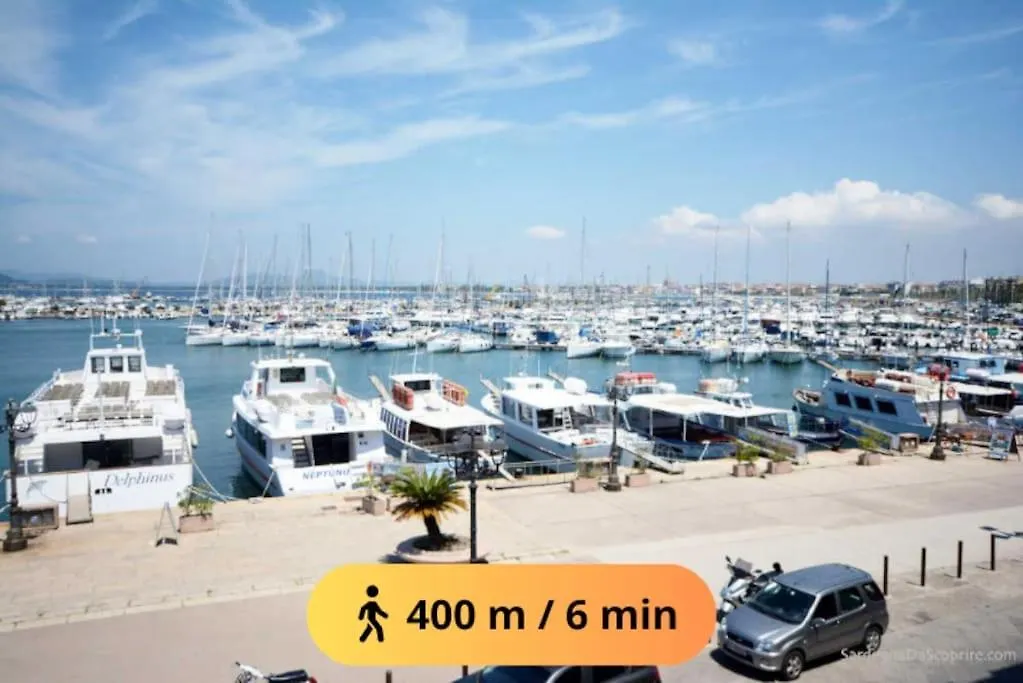 Appartamento Open Space With Air Conditioning And Patio Privato Alghero