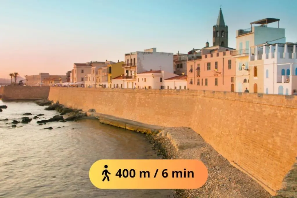 Open Space With Air Conditioning And Patio Privato Alghero Appartamento